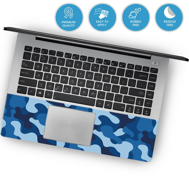 Blue Army Camo - Laptop Skins