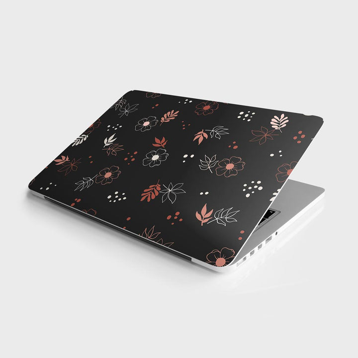 Boho Floral Midnight - Laptop Skins