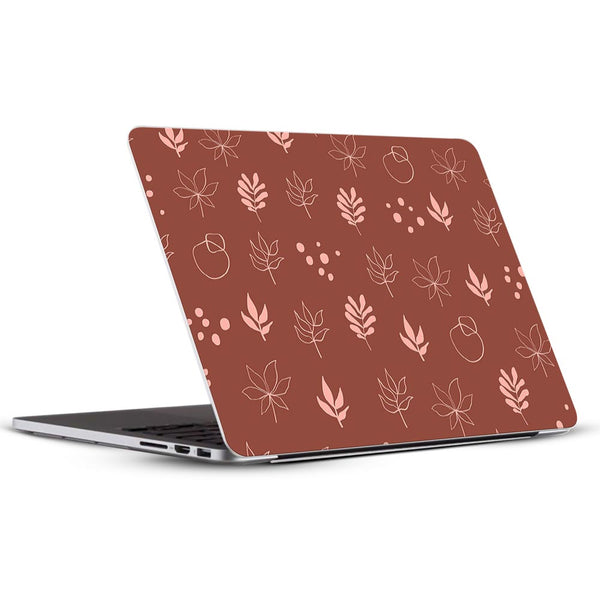 Boho Leaves Minimal - Laptop Skins