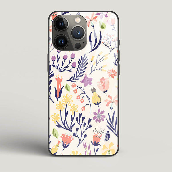 Botanical 01 - iPhone 13 Pro Max Glass Gripper Case