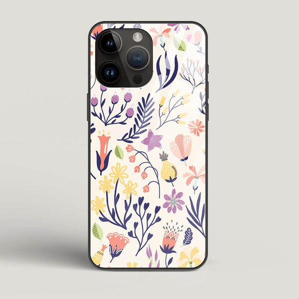 Botanical 01 - iPhone 14 Pro Max Glass Gripper Case