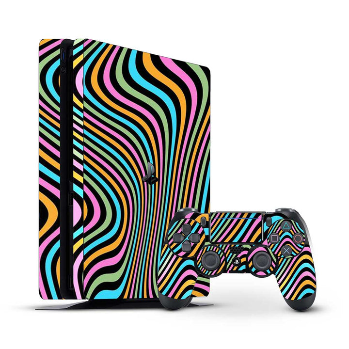 Color lines- Sony PS4 Pro Skin