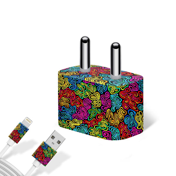 Cosmos - charger skins for apple charger 5W by Sleeky India
