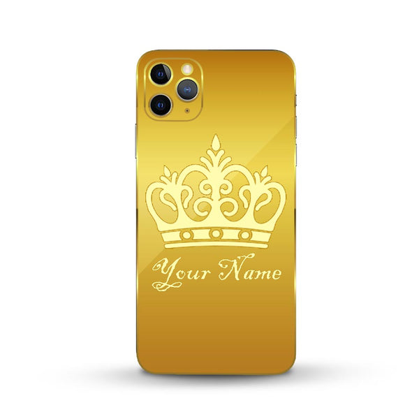 Crown golden plate concept skin by Sleeky India  
