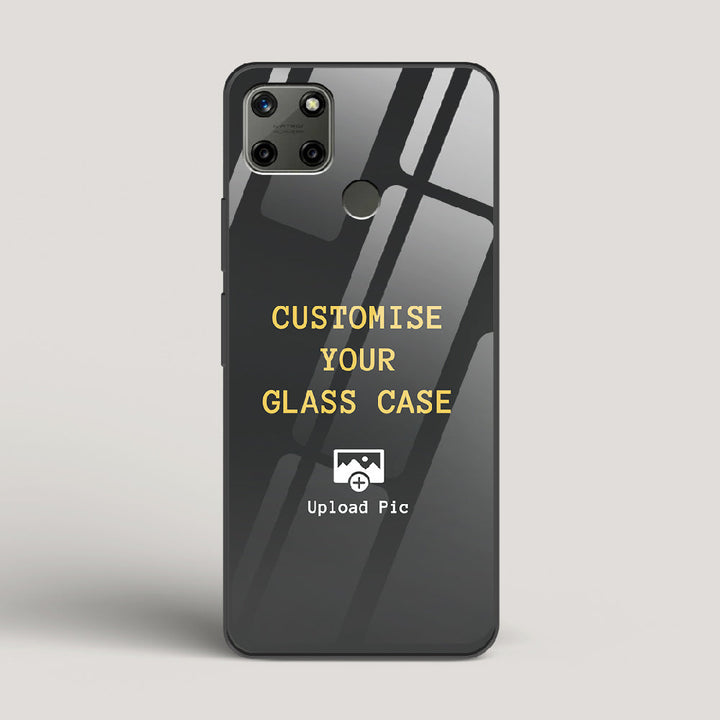 Customizable - Realme C25Y Glass Gripper Case