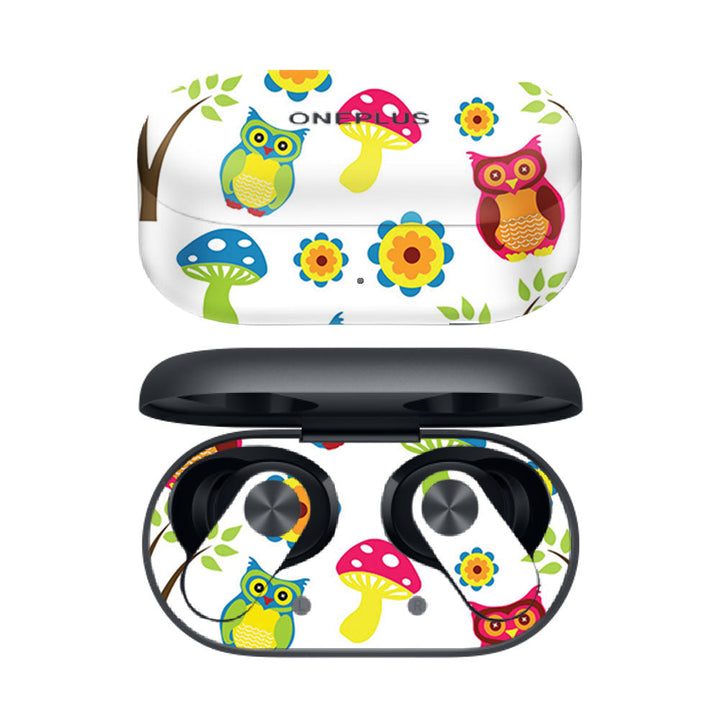 Cute Owl Wallpaper Pattern - OnePlus Nord Buds 2R Skins