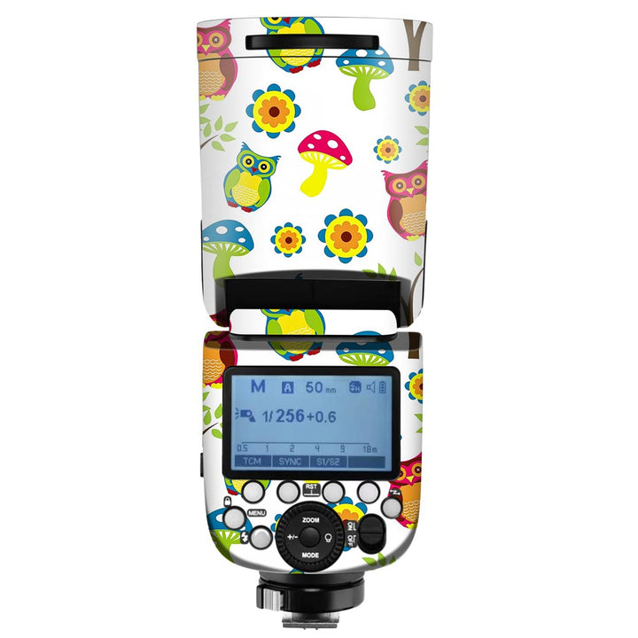 Cute Owl Wallpaper Pattern  - Camera Flash Skin