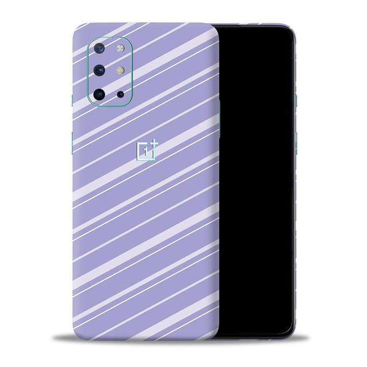 Diagonal Stripes Lavender - Mobile Skin