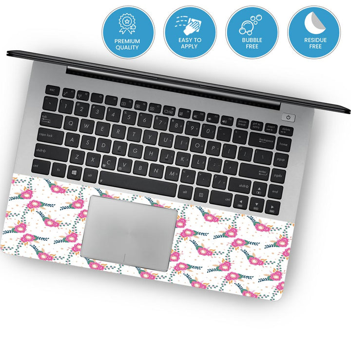 Floral Stich Pattern - Laptop Skins