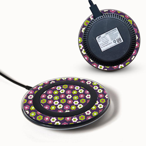 Flower-Iris -  Samsung Wireless Charger 2015 skins by sleeky india