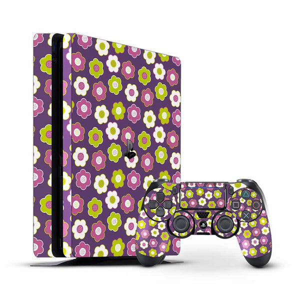 Flower Iris - Sony PS4 Pro Skin