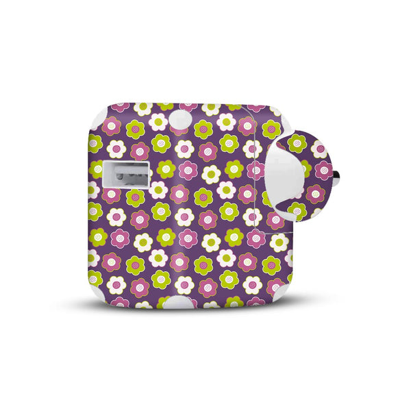Flowe-Iris -  charger skins for Apple 10 watt by Sleeky India
