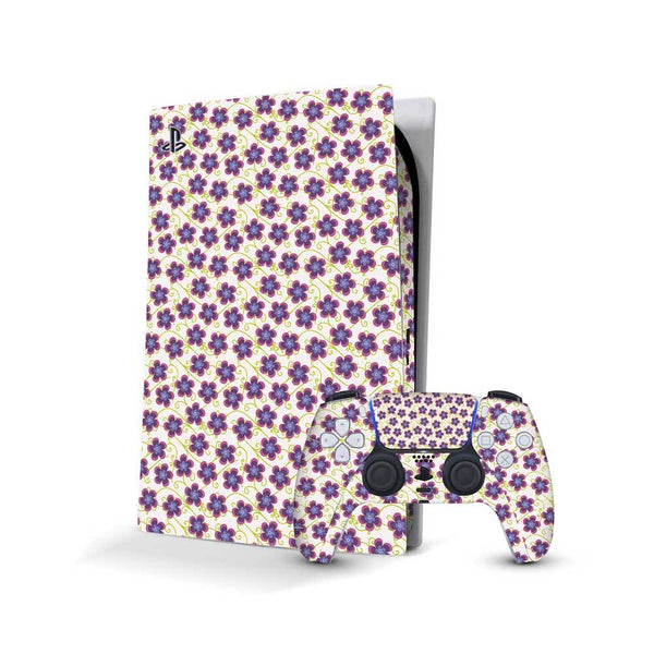 Flower Lavender -  Sony PlayStation 5 Console Skins