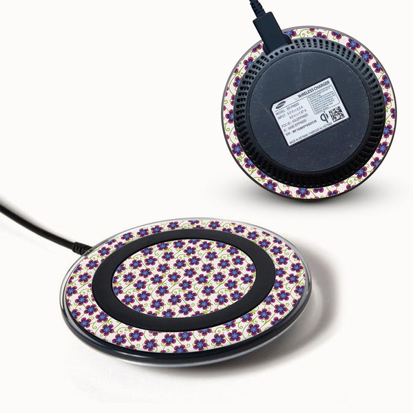 Flower-Lavender -  Samsung Wireless Charger 2015 skins by sleeky india
