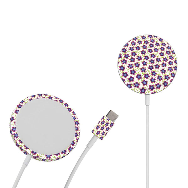 Flower Lavender - Apple Magsafe Skin by Sleeky India