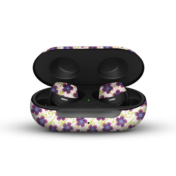 Flower-Lavender- Galaxy Buds/Buds Plus/Buds Pro Skins by Sleeky India