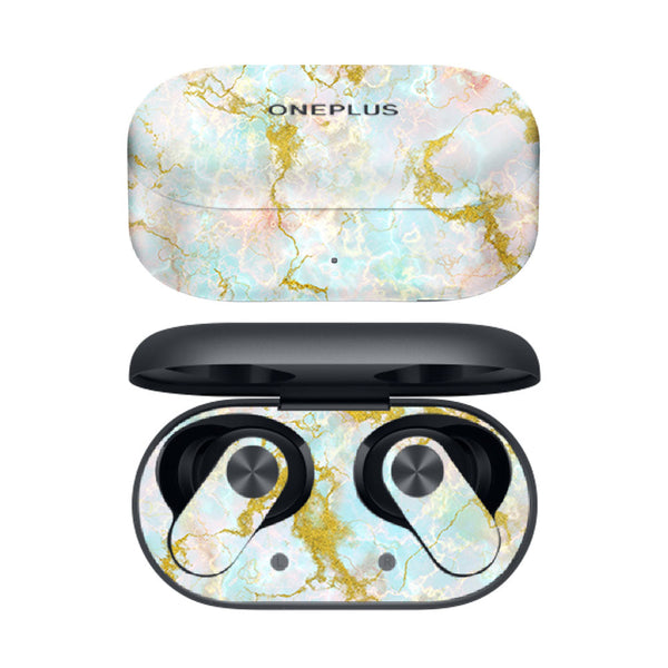 Glitter Gold Marble - OnePlus Nord Buds 2 Skins