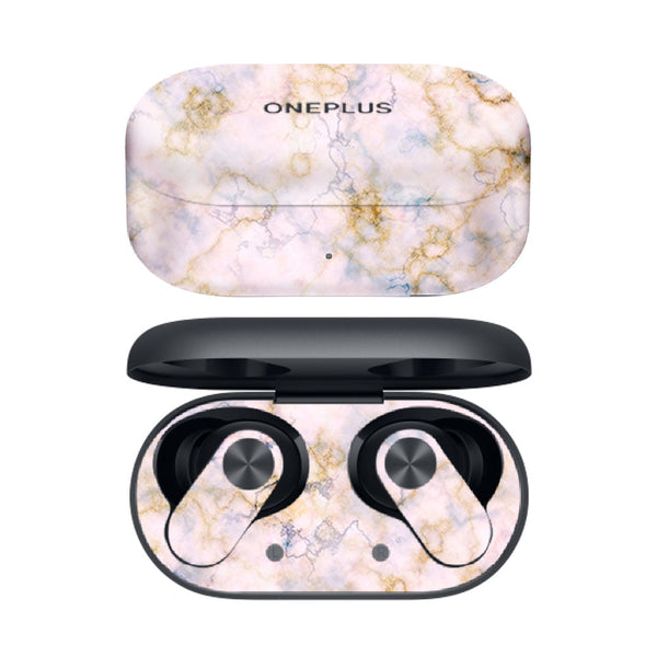 Gold Pink Marble - OnePlus Nord Buds 2 Skins