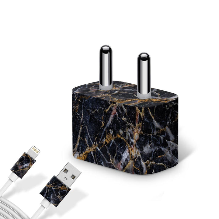 Gold Crack - Apple charger 5W Skin