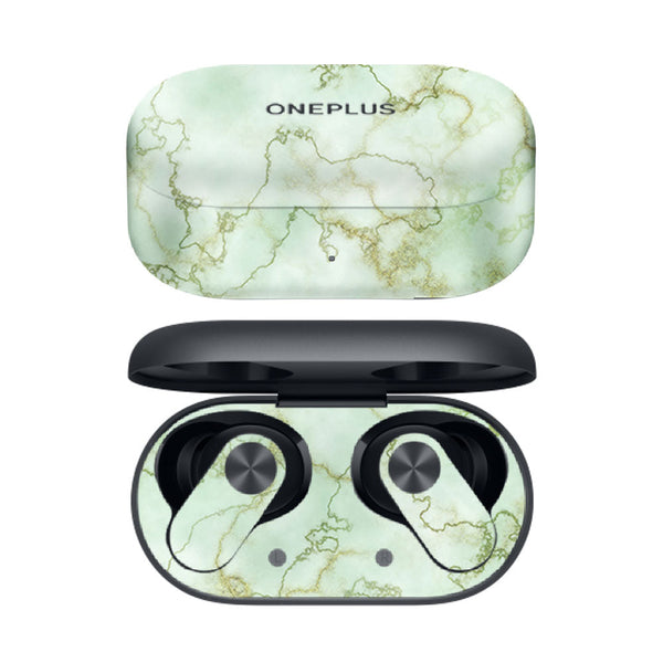 Green Textured Marble - OnePlus Nord Buds 2 Skins
