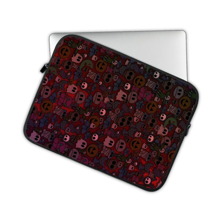 halloween gradient designs laptop sleeves by sleeky india