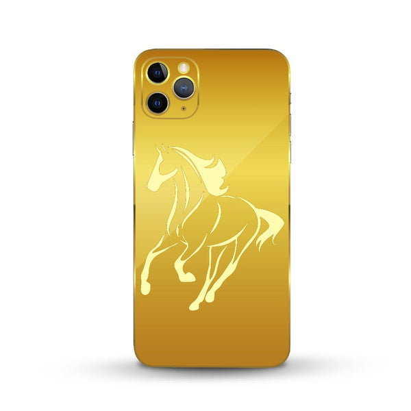 Horse/ stallion  golden plate concept skin by Sleeky India  