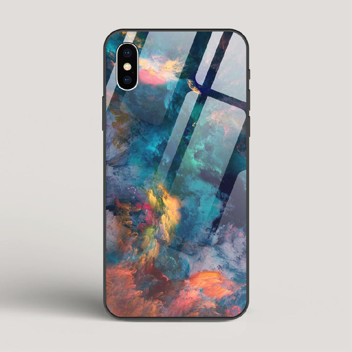 Nebula Art - iPhone X Glass Case