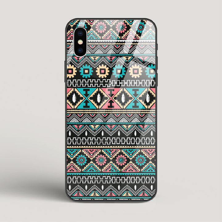 Triable pattern 03 - iPhone X Glass Case