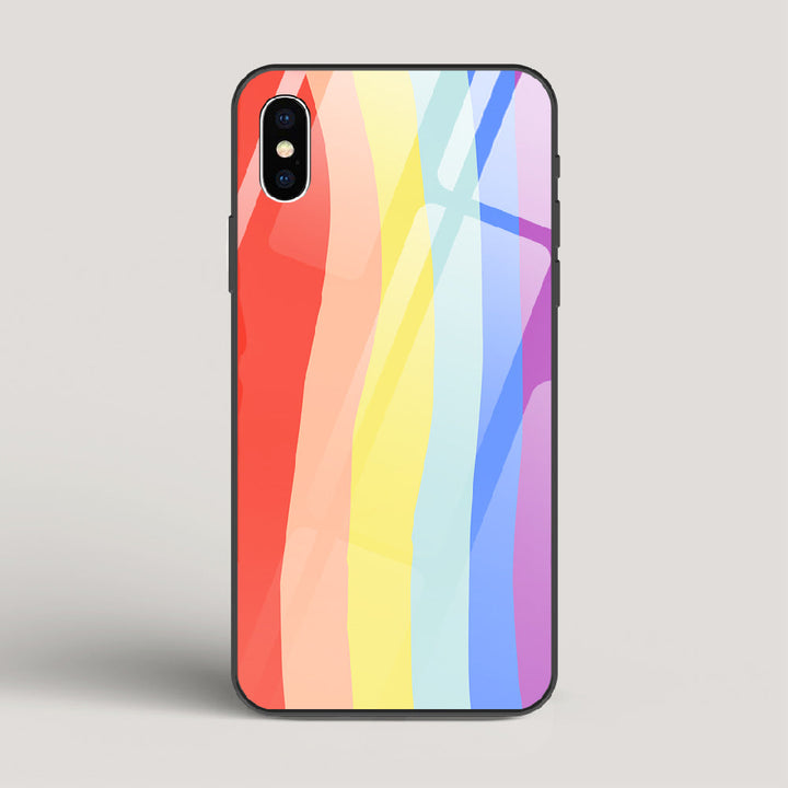 Rainbow - iPhone X Glass Case