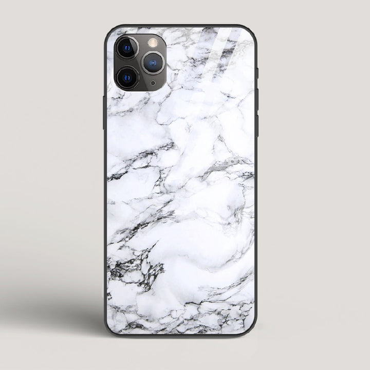 Marble White Luna - iPhone 11 Pro Max Glass Case