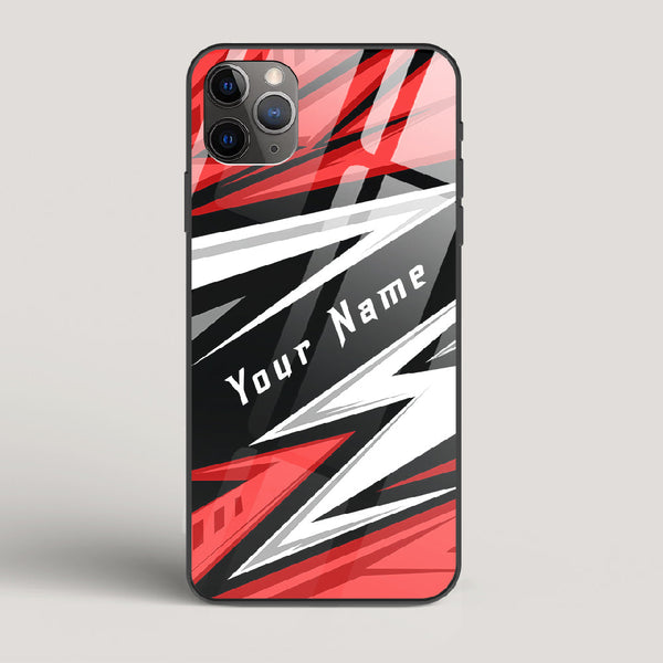 Racer Red Name Edition - iPhone 11 Pro Glass Case