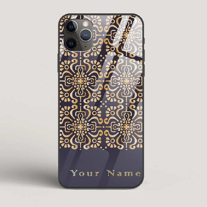 Royal Purple Name Edition - iPhone 11 Pro Glass Case