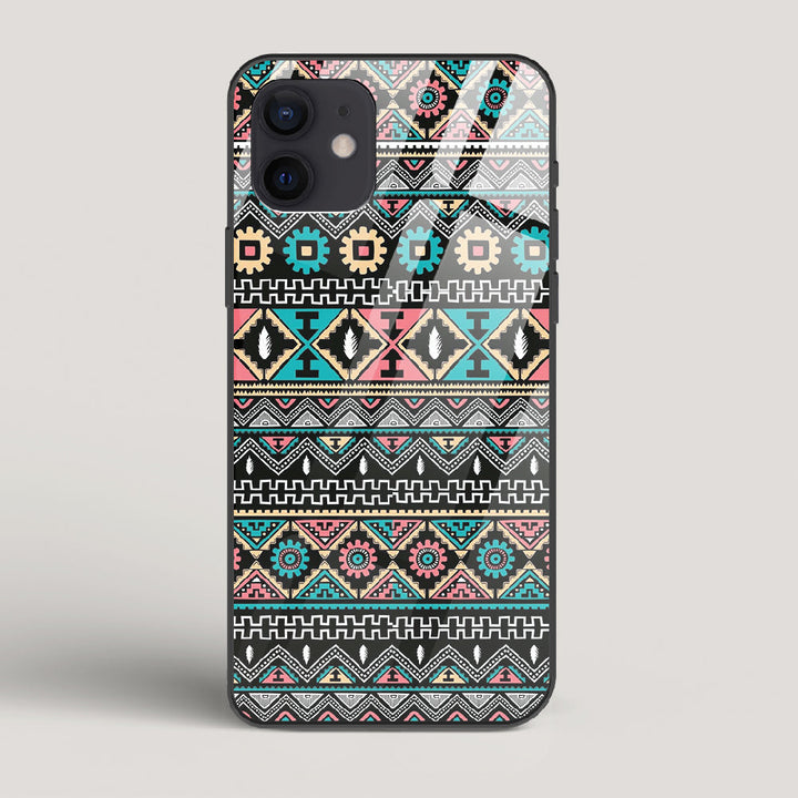 Triable pattern 03 - iPhone 12 Glass Case