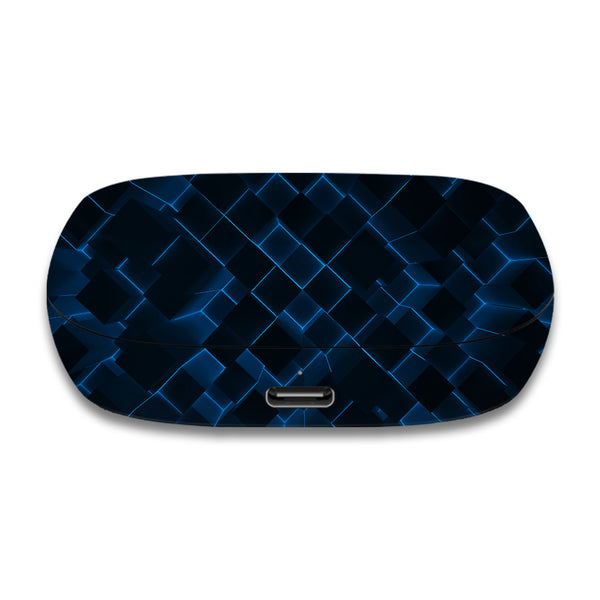 3D Cubes Blue- Jabra Elite 7 Skins