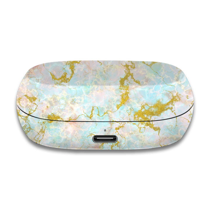 Glitter Gold Marble - Jabra Elite 7 Skins