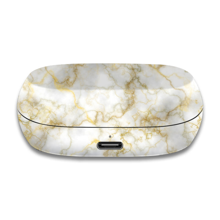 Gold Silver Vein Marble - Jabra Elite 7 Skins