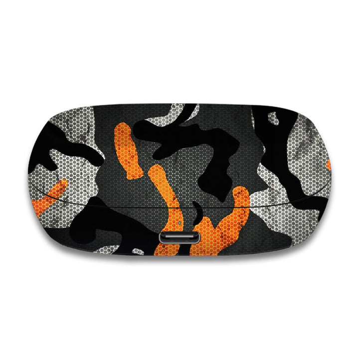 Orange Camo Pattern - Jabra Elite 7 Skins