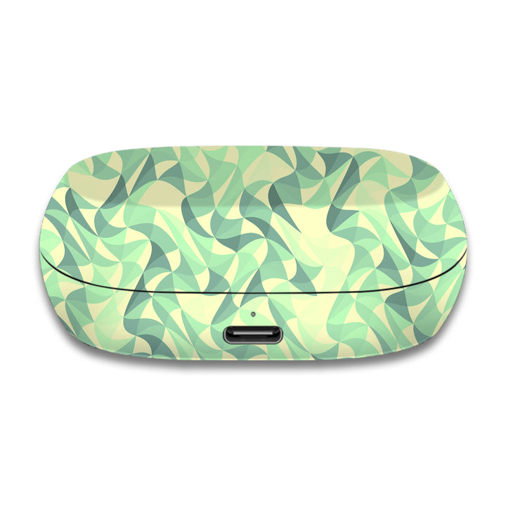 Wave Mosaic Green - Jabra Elite 7 Skins