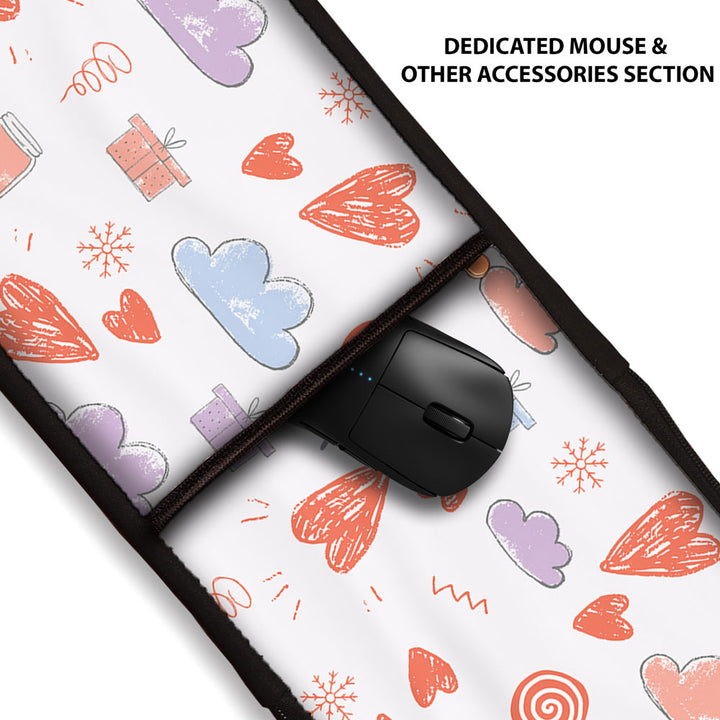 Love Doodle - 2in1 Keyboard & Mouse Sleeves