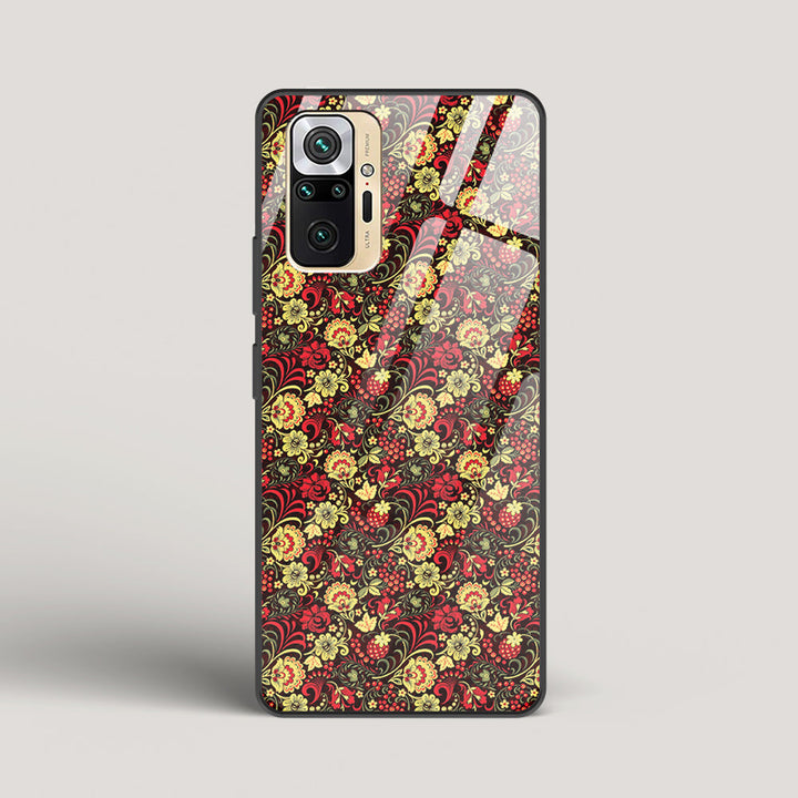 Russian Floral Pattern - Redmi Note 10 Pro Glass Case