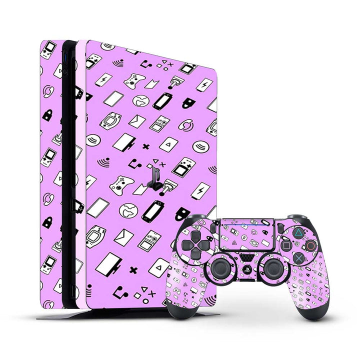 Lavender Retro- Sony PS4 Pro Skin