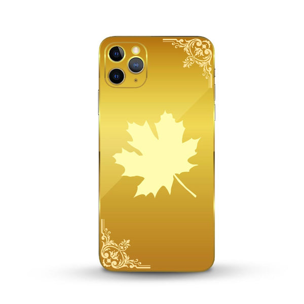 Leaf golden plate concept skin by Sleeky India  