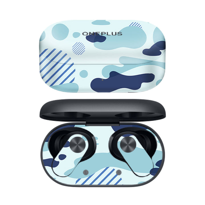 Light Blue Modern Camo - OnePlus Nord Buds 2R Skins