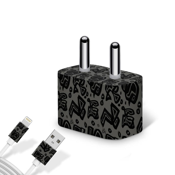 Lines - Apple charger 5W Skin