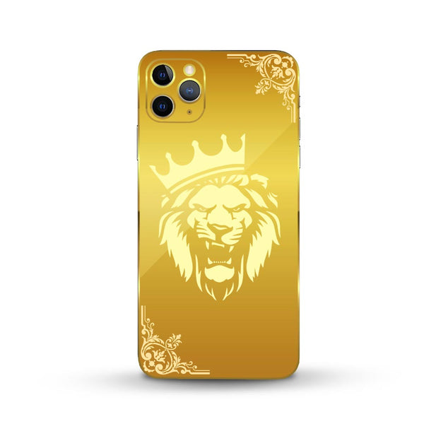 Lion golden plate concept skin by Sleeky India  