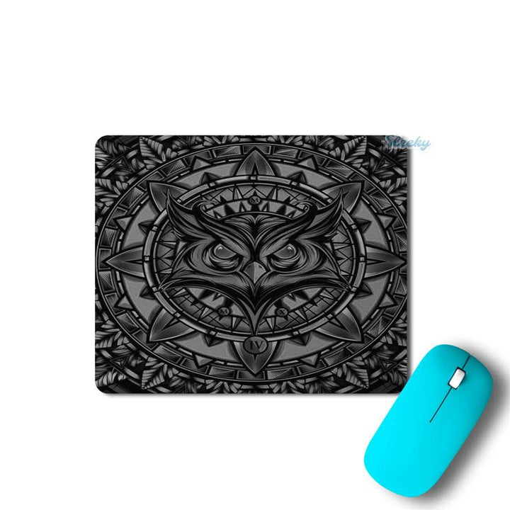 mighty-owl-black-2 Mousepad