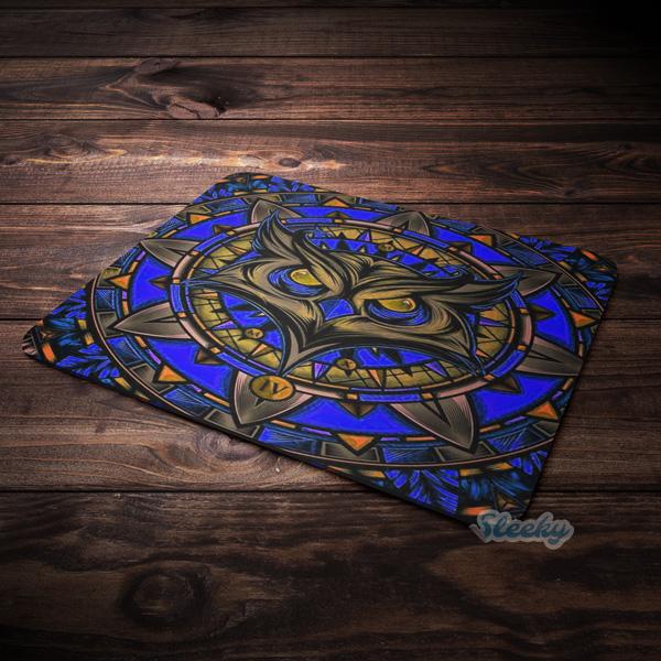 mighty-owl-blue-1 Mousepad