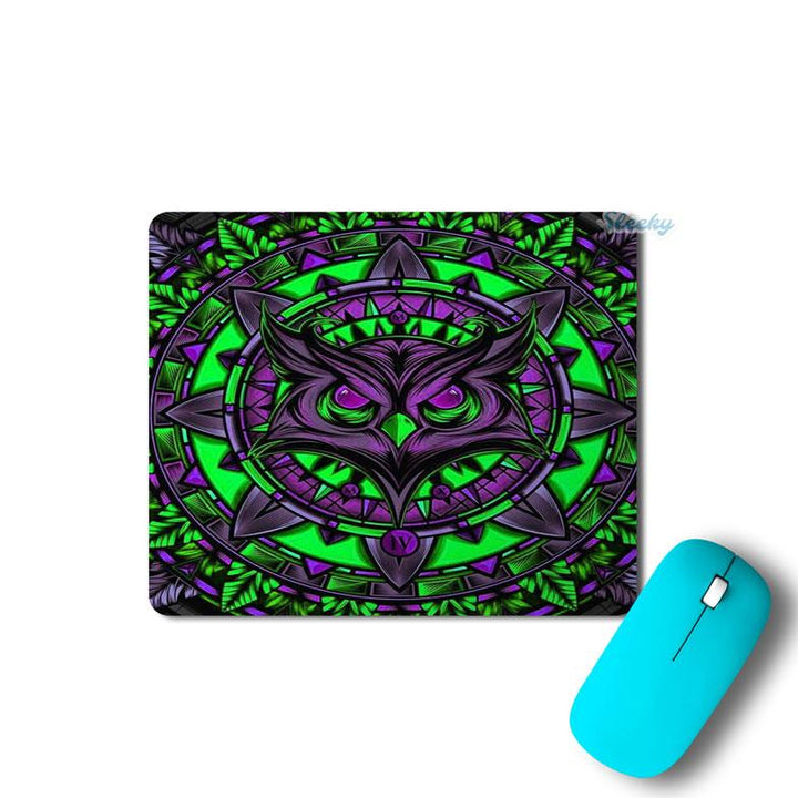 mighty-owl-green Mousepad