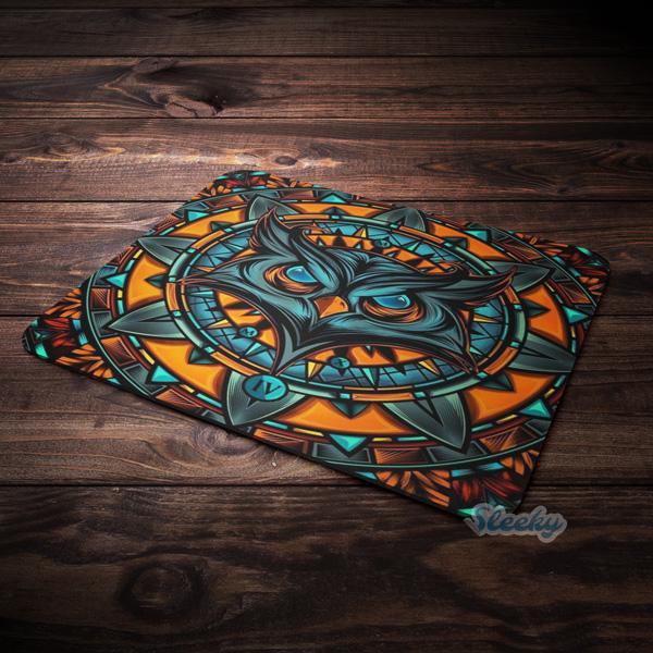 mighty-owl-orange-3 Mousepad