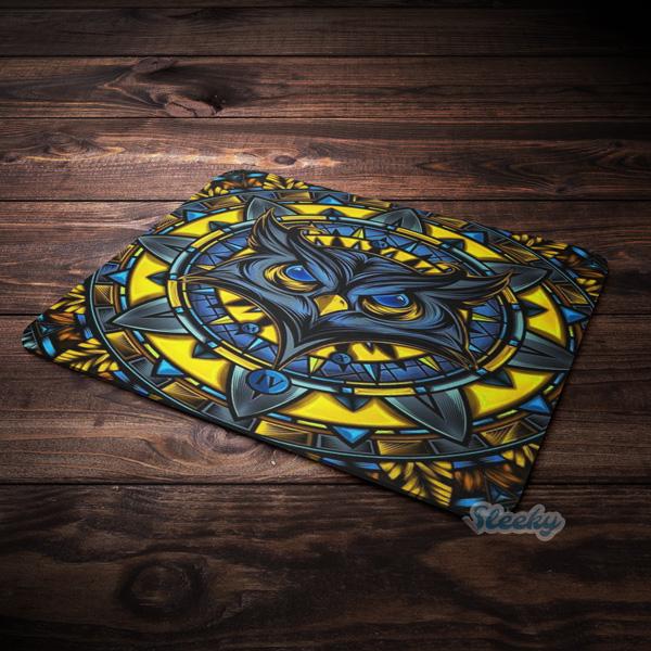 mighty-owl-yellow-2 Mousepad